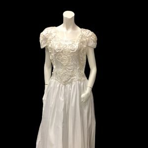 Alfred Angelo Tea Length  Plus Size Wedding Dress